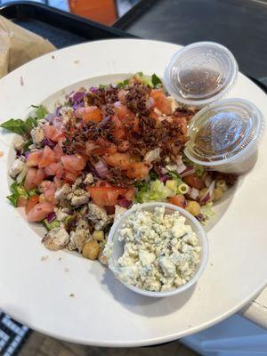 Chopped Salad (blue cheese and dressing on side)