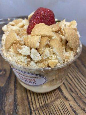 strawberry banana pudding 8.5 oz $8