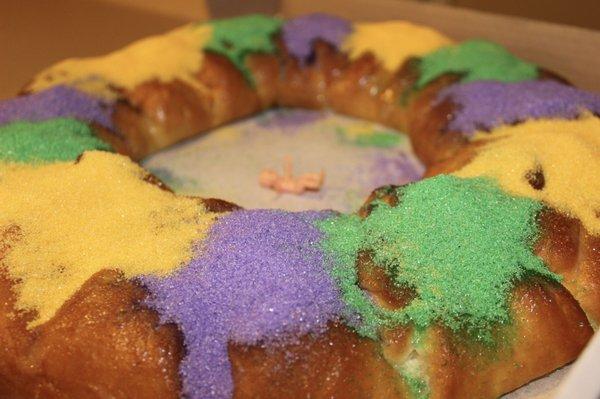 Cream cheese king cake