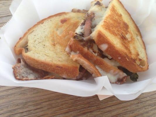 Pork Belly grilled cheese