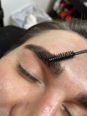 Male eyebrow Microblading!