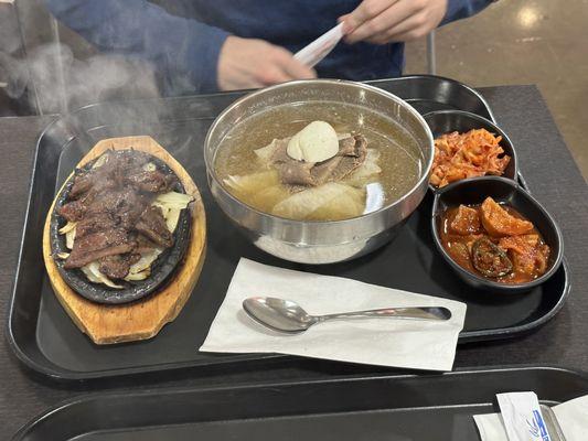 short rib and naengmyeon combo