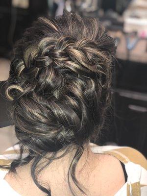 Prom hair