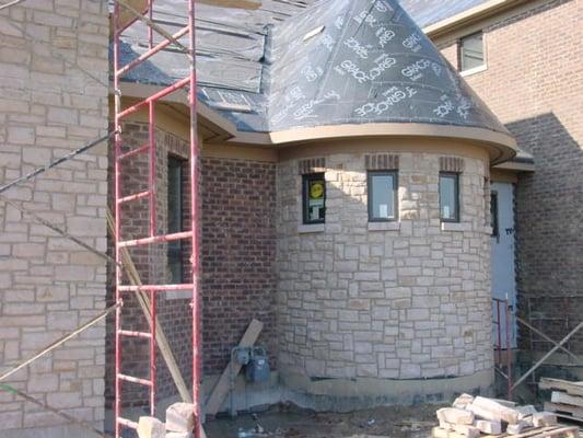 Masonry work in Park Ridge