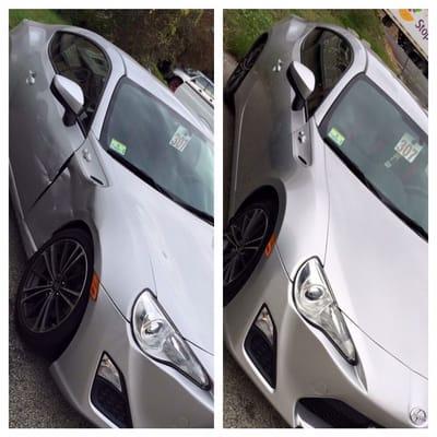 Before & after on a scion FRS!