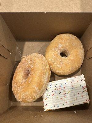 Sugar Donuts and Puerto Rican Cake