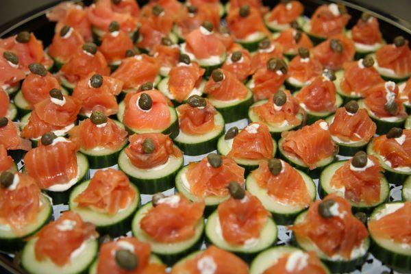 Smoked Salmon Canapes