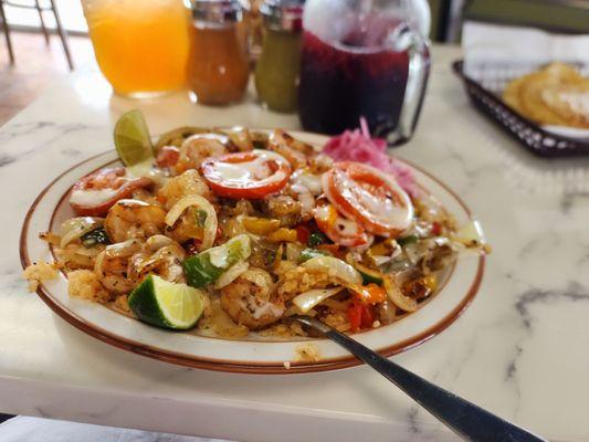 ARROZ TEXANO WITH ONLY SHRIMP