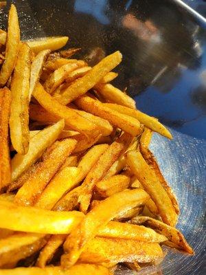 Hand cut fries