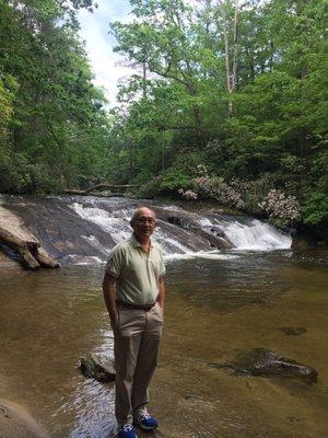 Sliding rock falls