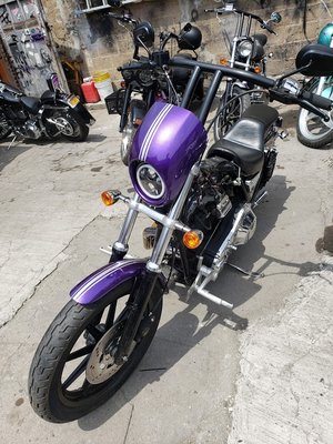 same bike painted 1993 FXR power  looking so good