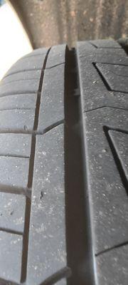 This is the tire that I was trying to get repaired.  I can't even get the entire tire in the picture let alone focus it.