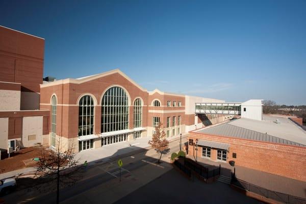 Exterior view of the Atrium