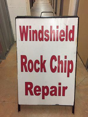 Repair your windshield rock chips before they spread.