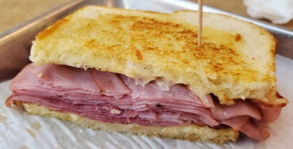 Ham and cheese sandwich