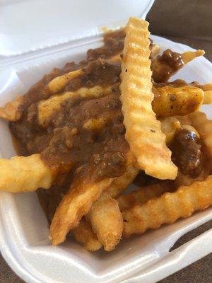 Chili cheese frie