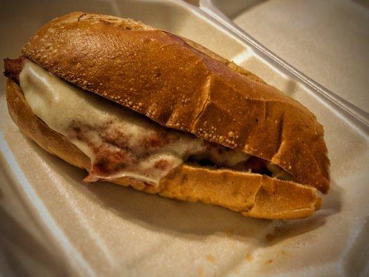 Chicken parm sub- delicious!