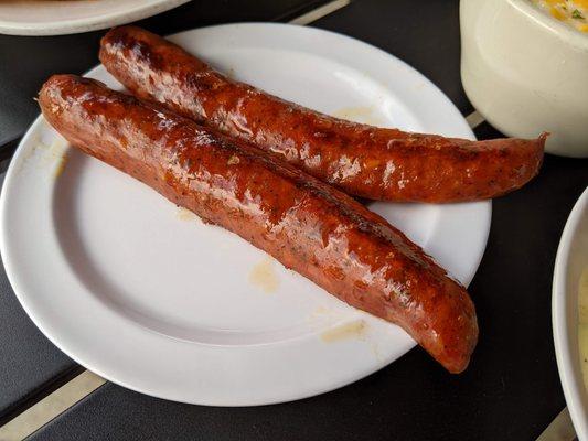 Smoked Cheddar and Jalapeno Elk Sausage