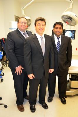 Dr. Shahram Rezaiamiri, Dr. Jose Mathew, and Scott Linacre, PA.