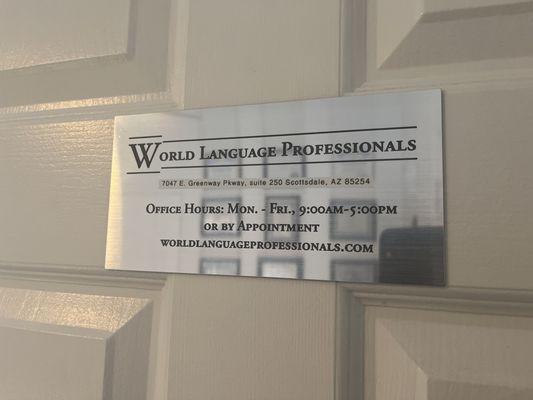 World Language Professionals