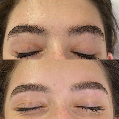 Cleaned-up brows!