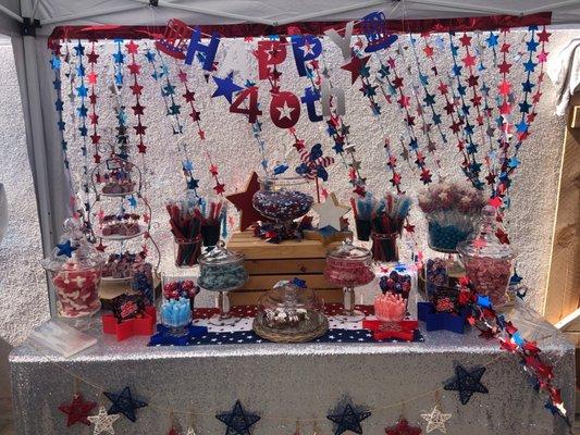 Candy bar at a 40th birthday we attended recently!