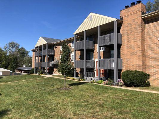 Great balconies. Wood-burning fireplaces in most apartments.