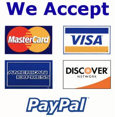 Now we accept cards payment