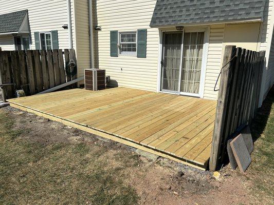 Finished deck