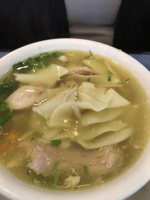 Chicken noodle soup.