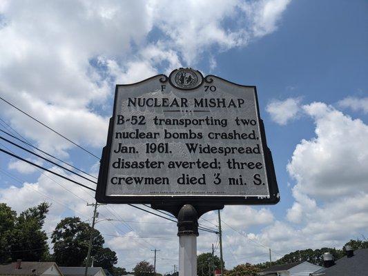 Nuclear Mishap Historical Marker