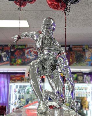 1:1 silver surfer statue