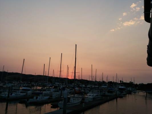 Beautiful West Coast condition sunset looking back to the west