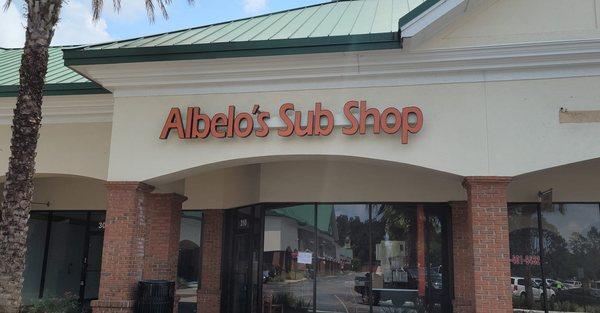 ALBELO'S SUB SHOP
 303 SE 17TH ST, OCALA, FL. 34479
 OPEN MON - SAT 
 10:30 AM - 3:30 PM