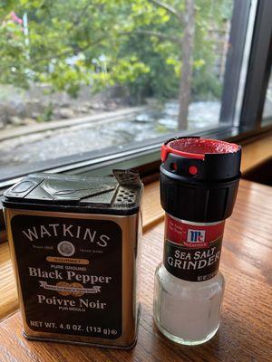 Salt & Pepper on the Table