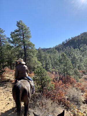 Michelle - our awesome trail guide