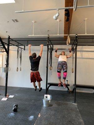 Pull-ups at Stellar Crossfit