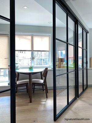 Custom Steel Sliding Doors.