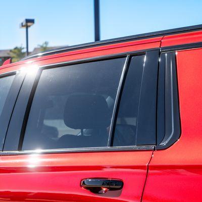 GMC Yukon window tint.