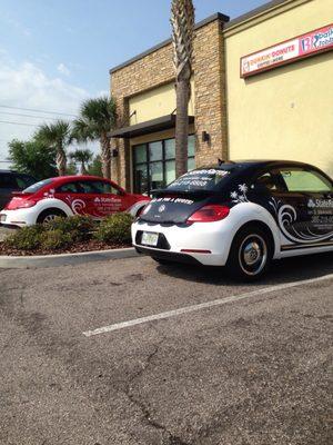 Fleet of VW Bugs......