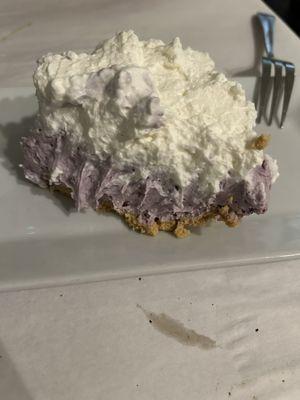 Blueberry ricotta pie