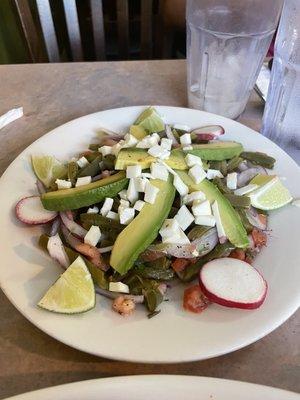 Nopales salad - very good and fresh