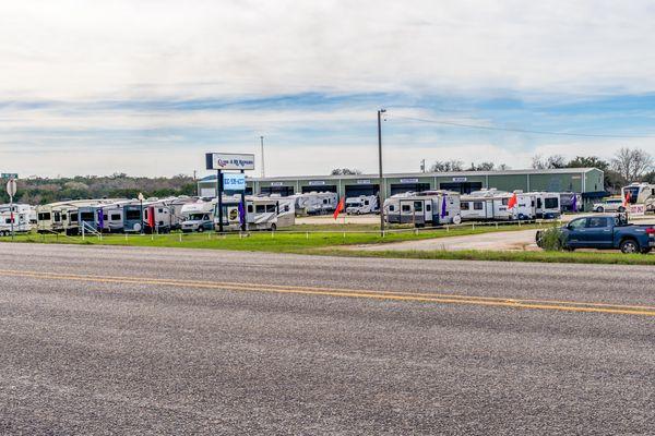 Class A RV Repairs - located off of State Highway 16 S in Pipe Creek, TX