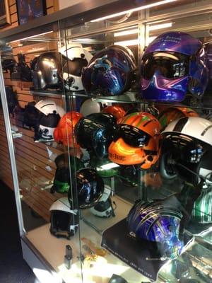 Cool helmets. Too expensive for me ha