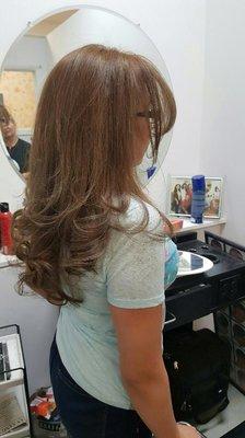 Highlights and hairstyle
Iluminación y peinado