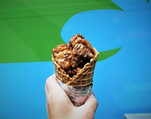 Chicken & Waffle Cone