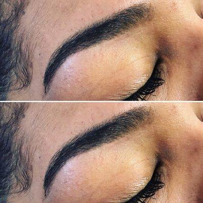 Brow Shaping and Fill.