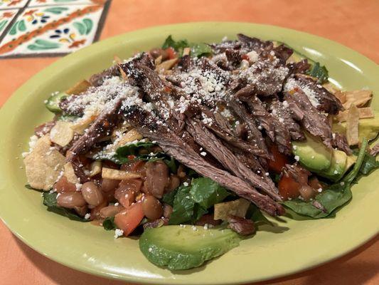 Carne asada salad