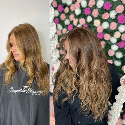 Full balayage and extensions