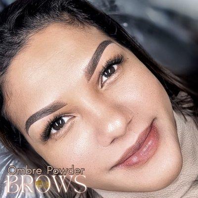 Ombre powder brows